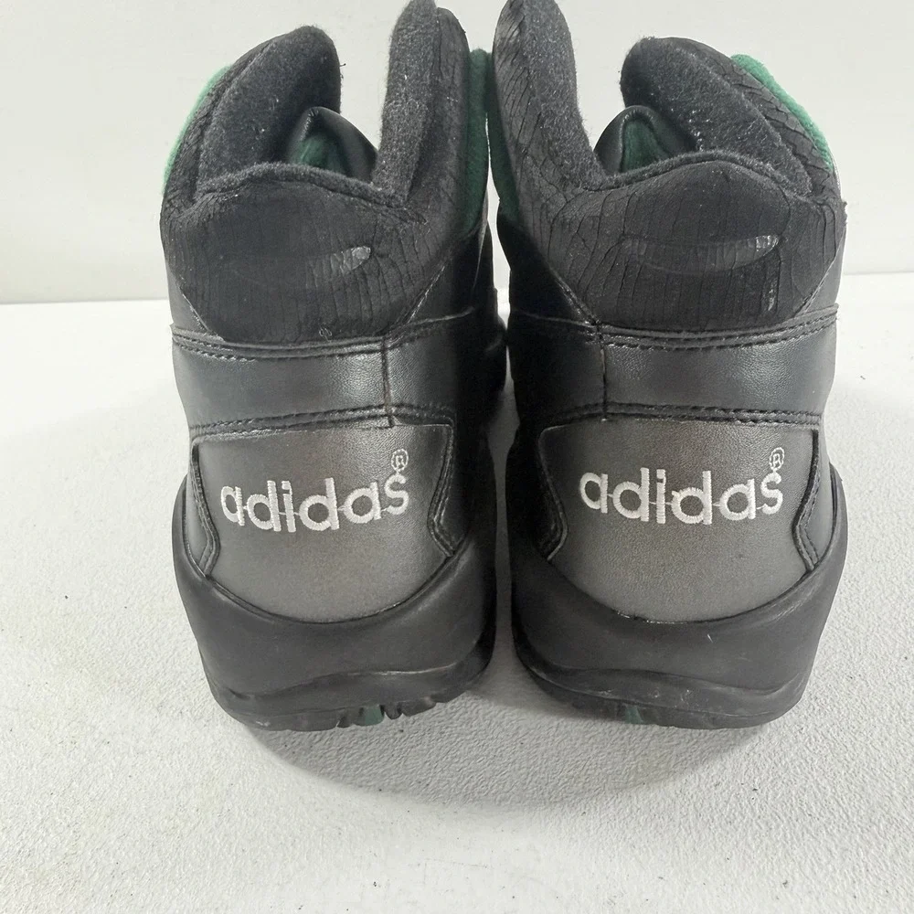 Vintage 1993 Adidas Streetball 2‎ Men's Basketball Shoes Black Green Size 9.5